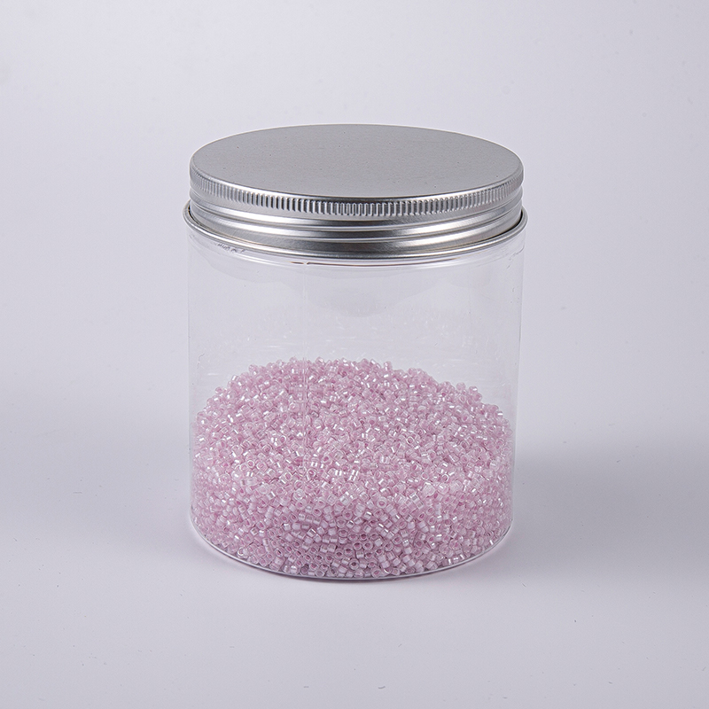 Perle di vetro da ricamo rosa chiaro