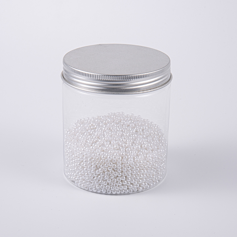 Perle di vetro da ricamo da 3,0 mm in stile perla bianca