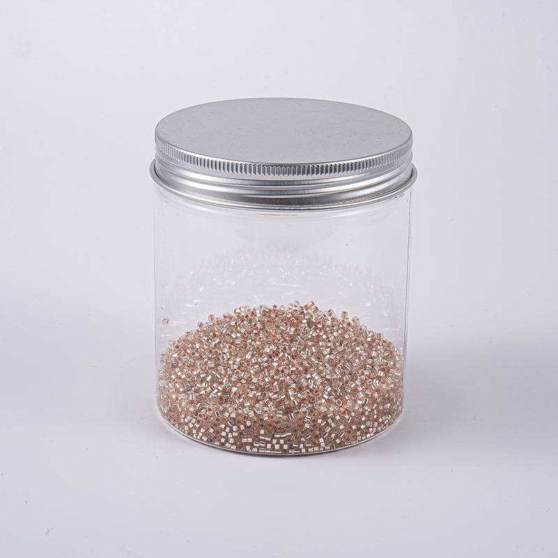 Perle di vetro da ricamo in oro rosa da 3,0 mm