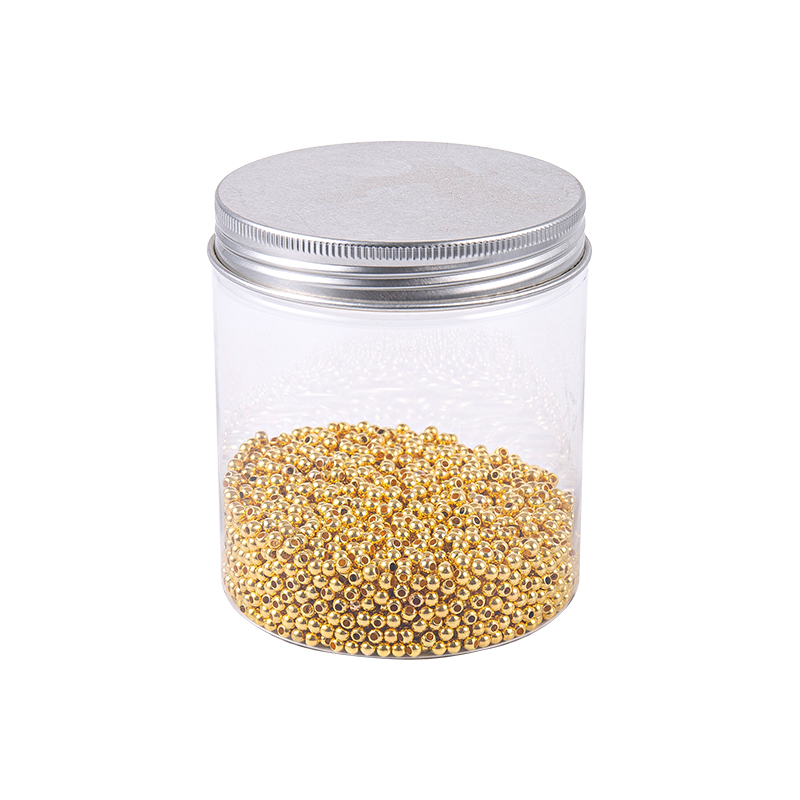 Gold in stile perla grande da 4,0 mm per perle di vetro